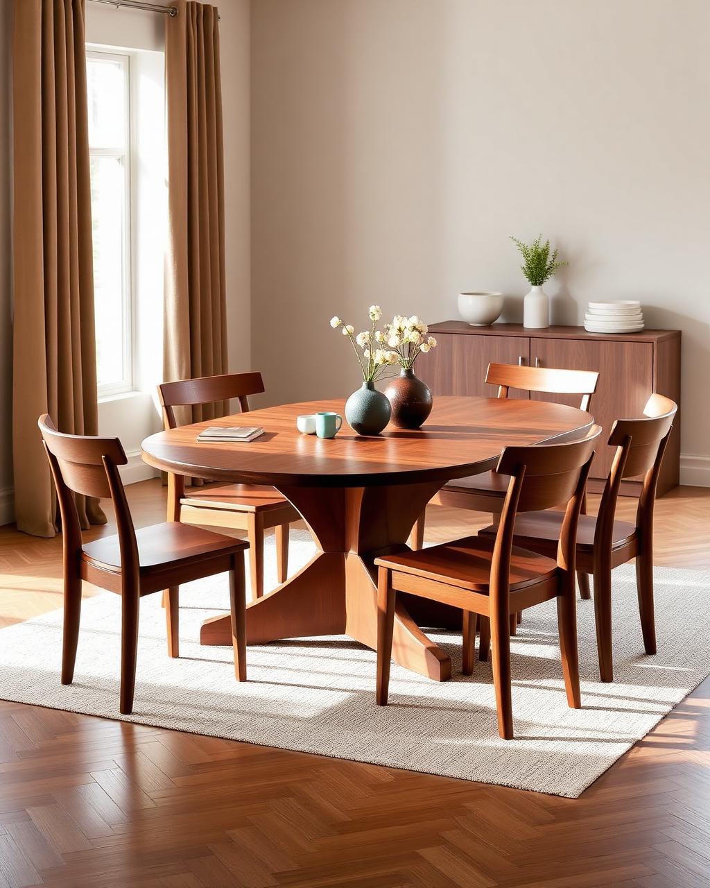 Walnut Six-Seater